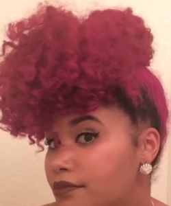 Sassy Fohawk Tutorial For Bra Strap Length Curls