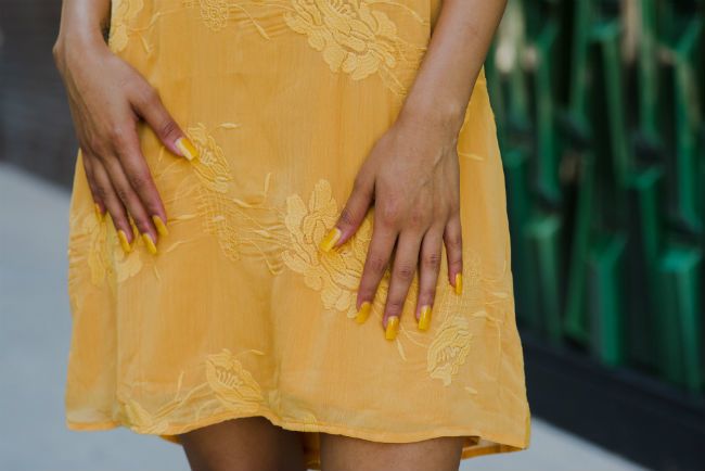 mustard yellow details