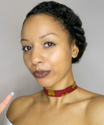 A Back to School Hairstyle for Type 3c Curls