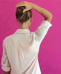 I Have Short, Curly Hair--Here's My Take On The Bun-Dropping Trend