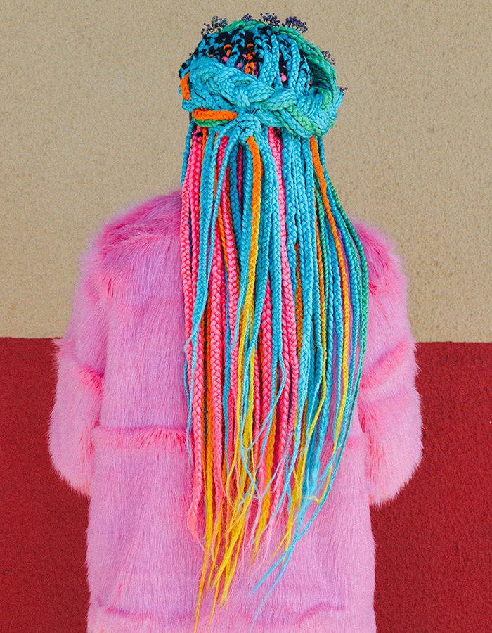 gerilyn rainbow unicorn braids