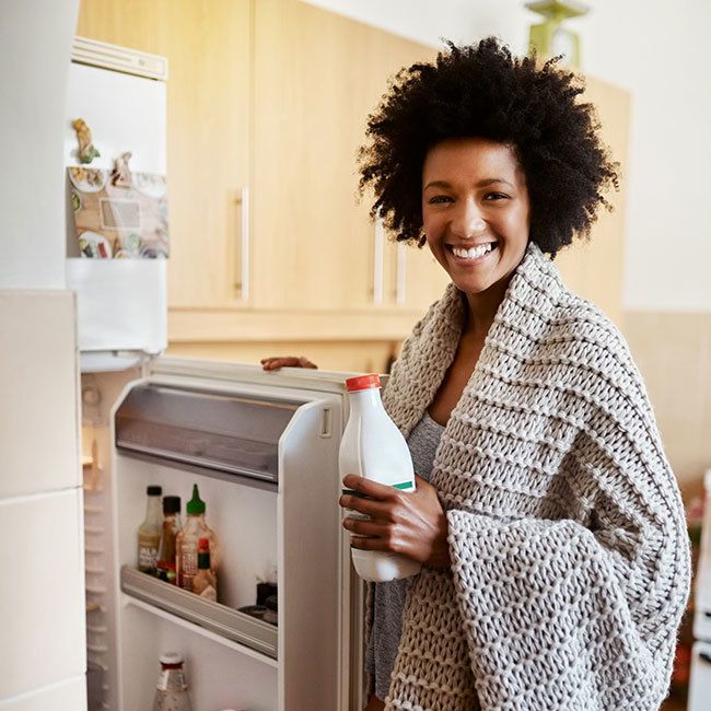 Getting my daily dose of calcium BY PeopleImages via istock