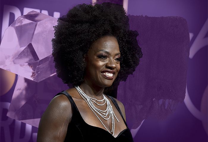 Viola Davis at the Golden Globes