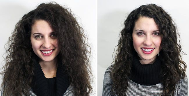 Before And After Brazilian Blowout Curly Hair