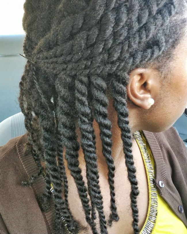 How to Give Your Natural Hair a Break With Mini-Twists