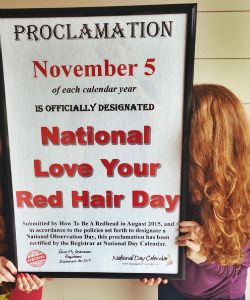 Natural Redheads Rejoice: Now There's A National Holiday Just For You
