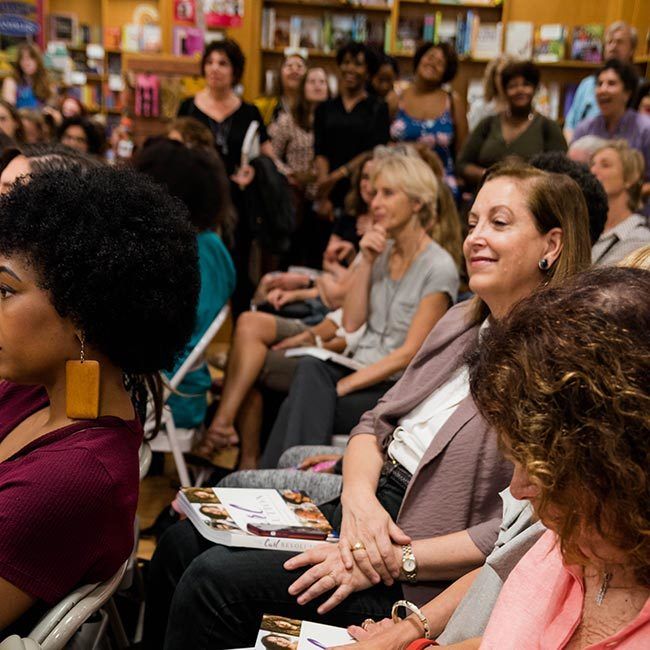 Standing room only at the book signing held at BookPeople.