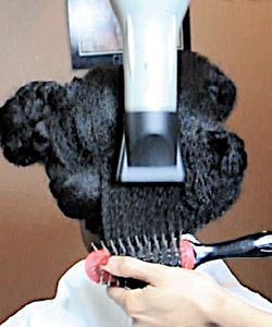 This New Blow Dry Technique for 4C Hair is Genius