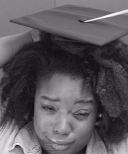 How to Wear a Graduation Cap with Natural Hair