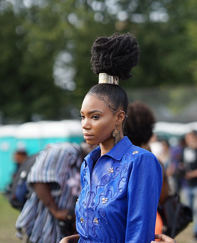afropunk hairstyle Photo By @StyleFeen