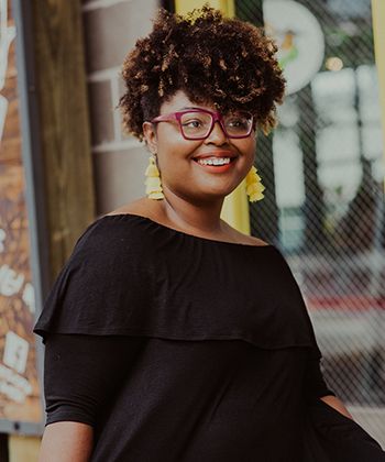 How to Rock a Natural Updo with an Off the Shoulder Dress #OOTD