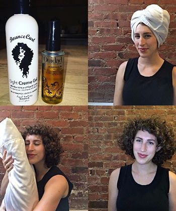 My Tips for Maintaining Healthy Fine, Curly Hair at Night