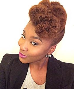 Stumped for a Winter Protective Style? Try This Textured Pompadour Tutorial