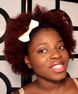 Watch: Stretched Afro on Short Natural Hair