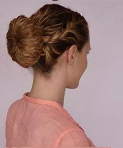 How to Do a Beautiful French Braid Bun on Curly Hair