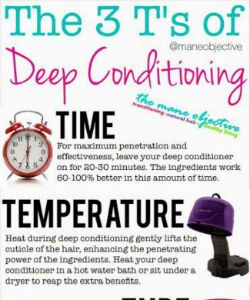 The 3 T's Of Deep Conditioning
