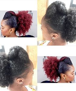 Transform Your Old Fro into A 2-Minute Summer Updo