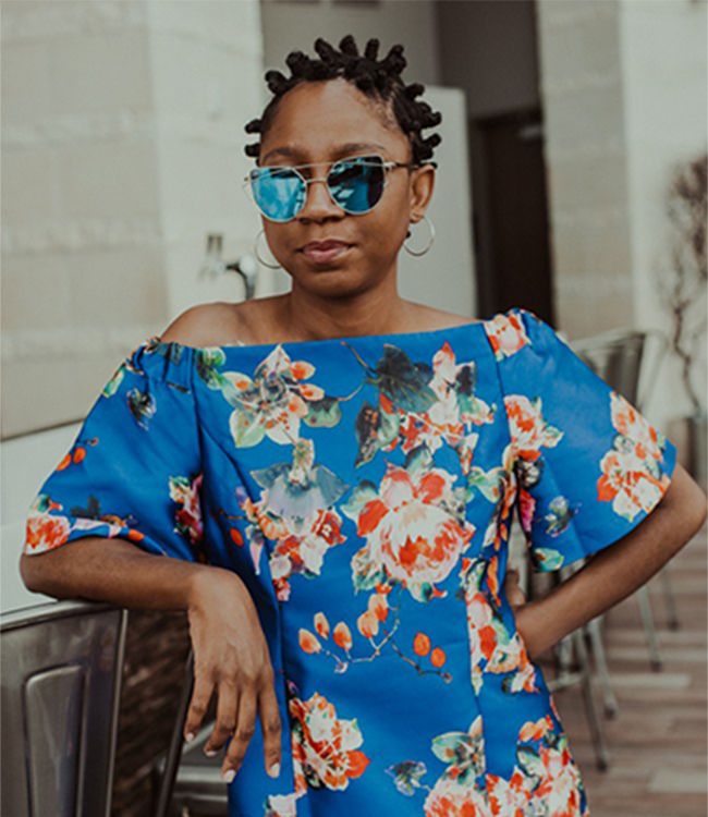 bantu knots worn by gerilyn hayes Gerilyn Hayes