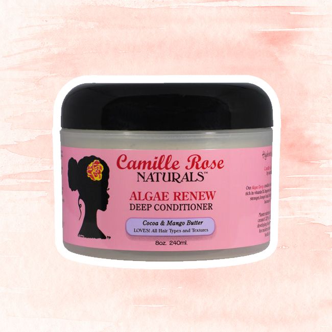 tub of camille rose naturals algae renew deep conditioner