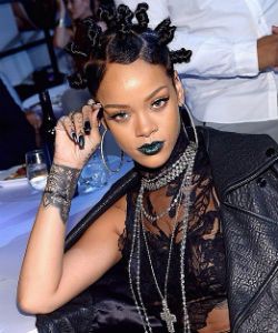 Rihanna Calls Her Bantu Knots "Ghetto"