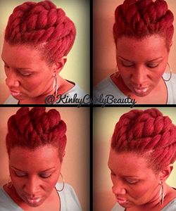 Chic Pinup on Medium Length Hair