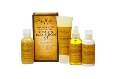 SHOP: SheaMoisture Raw Shea Butter & Argan Oil Repair & Transition Kit