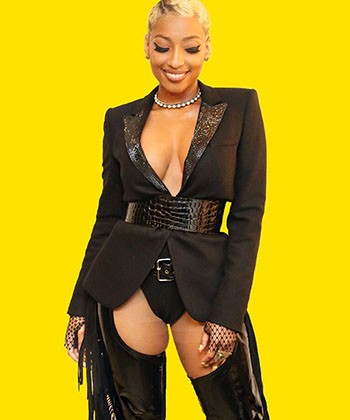 Lea Robinson Tells Us How She Maintains Her Blonde Pixie Cut