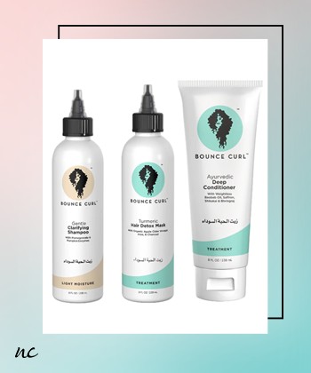 Curlies Review the Bounce Curl Scalp Renew & Hair Spa Kit