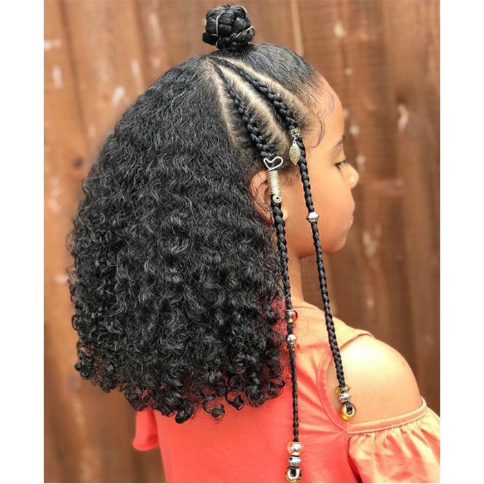 Hairstyle Update Two Braids Half Up Half Down Black Girl Hairstyle Update Two Braids Half Up Half Down Black Girl