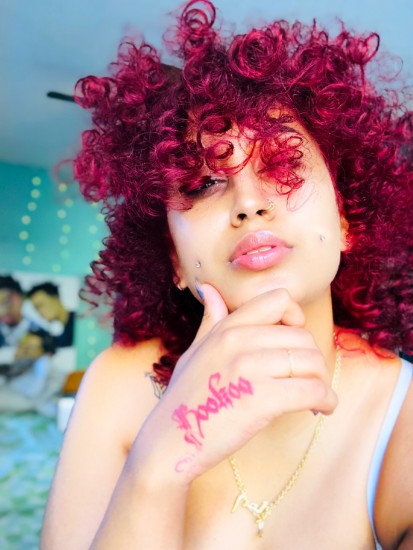 a very rare good hair day a very rare good hair day 2c 3a Out Twist & Curl curly finger coil plopping red hair green apple tea tree