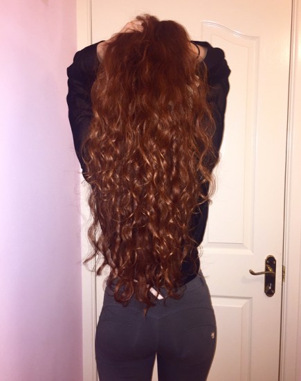 Starting the curl girl journey ! Starting the curl girl journey ! 2c Out Wash and Go Deva curl shea moisture ginger curly long hair