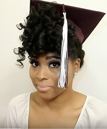 5 Ways to Style Your Curls For Graduation